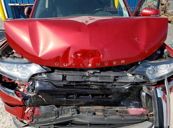 JA4JZ3AX2HZ600253 2017 MITSUBISHI OUTLANDER Red Vista del compartimento del motor
