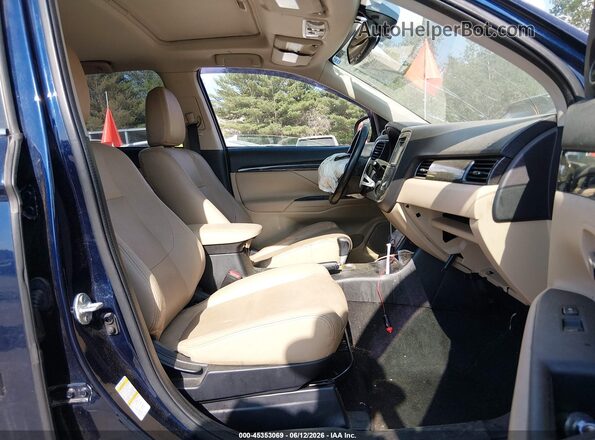 JA4JZ4AX0GZ017894 2016 MITSUBISHI OUTLANDER Blue Widok wnętrza z przodu