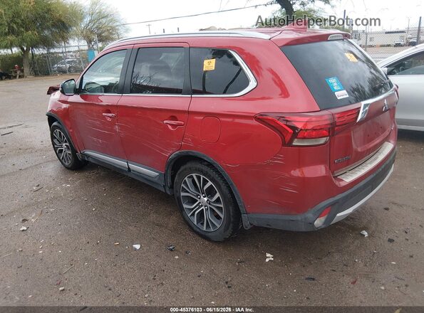 JA4JZ4AX7JZ059146 2018 MITSUBISHI OUTLANDER Red Tył lewy