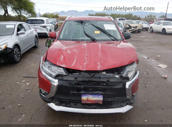 JA4JZ4AX7JZ059146 2018 MITSUBISHI OUTLANDER Red Widok deski rozdzielczej