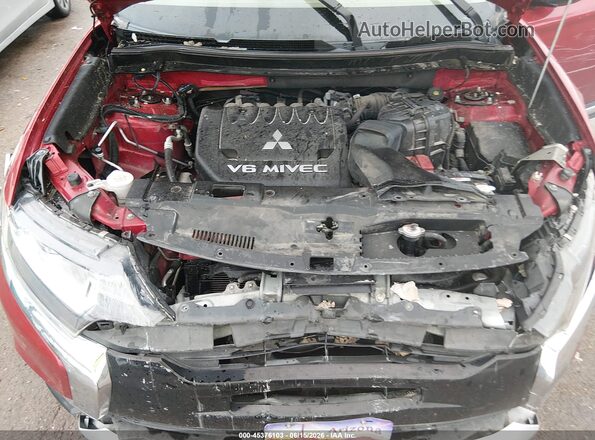 JA4JZ4AX7JZ059146 2018 MITSUBISHI OUTLANDER Red Widok z tyłu