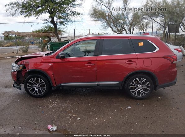 JA4JZ4AX7JZ059146 2018 MITSUBISHI OUTLANDER Red Widok wnętrza z tyłu