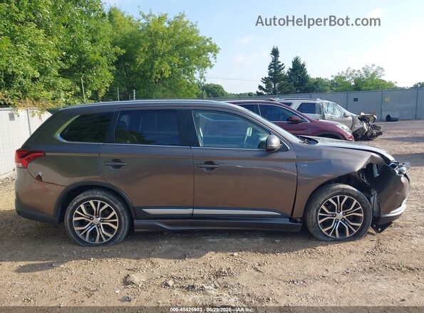 JA4JZ4AX8GZ005587 2016 MITSUBISHI OUTLANDER Коричневый Вид задней части салона