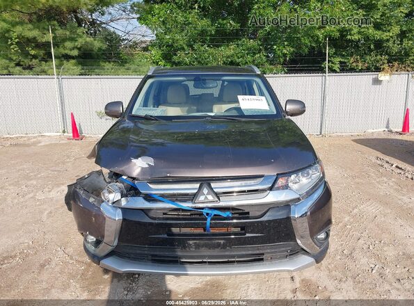 JA4JZ4AX8GZ005587 2016 MITSUBISHI OUTLANDER Коричневый Вид щитка приборов