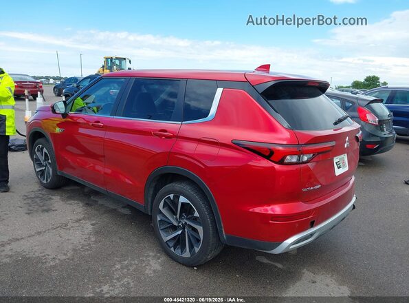 JA4T5VA96SZ008637 2025 MITSUBISHI OUTLANDER PHEV Red უკანა მარცხენა