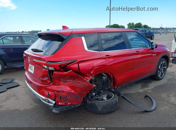 JA4T5VA96SZ008637 2025 MITSUBISHI OUTLANDER PHEV Red უკანა მარჯვენა