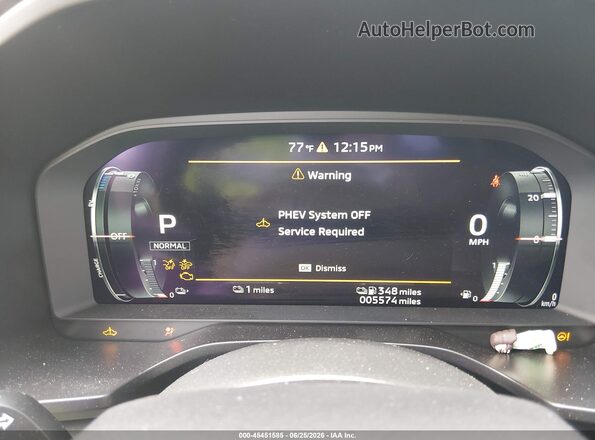 JA4T5WA90SZ040795 2025 MITSUBISHI OUTLANDER PHEV White უკანა სავარძლების ხედი