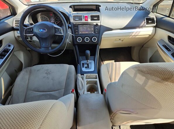 JF1GJAA61GH021879 2016 SUBARU IMPREZA Зеленый Вид панели приборов