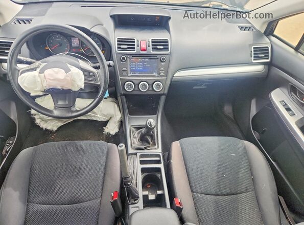 JF1GJAA66GG014318 2016 SUBARU IMPREZA Gray Առջևի վահանակի տեսք