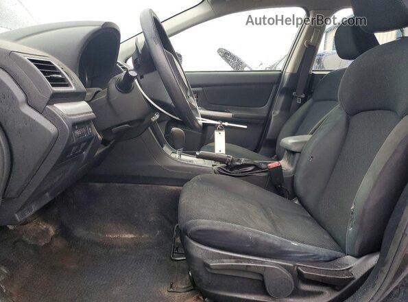 JF1GJAB60GH021354 2016 SUBARU IMPREZA Черный Вид салона спереди