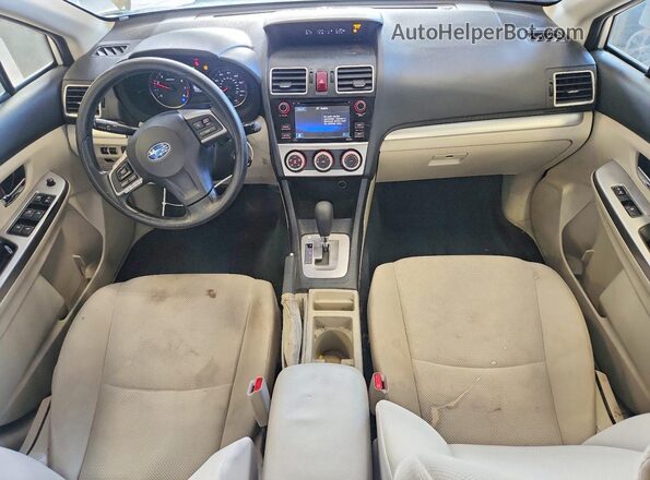 JF1GJAB63GH007108 2016 SUBARU IMPREZA Белый Вид панели приборов