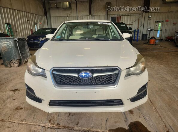 JF1GJAB63GH007108 2016 SUBARU IMPREZA Белый Вид спереди