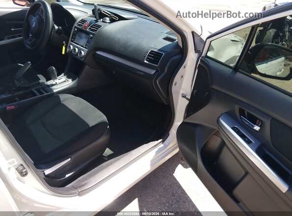 JF1GJAB65GH002105 2016 SUBARU IMPREZA White წინა სალონის ხედი