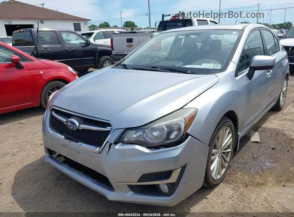 JF1GJAF64GH009251 2016 SUBARU IMPREZA Silver Widok z przodu