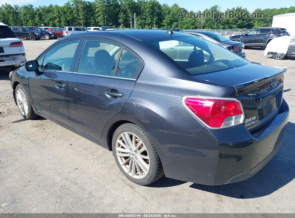 JF1GJAF65GH009856 2016 SUBARU IMPREZA Black Tył lewy