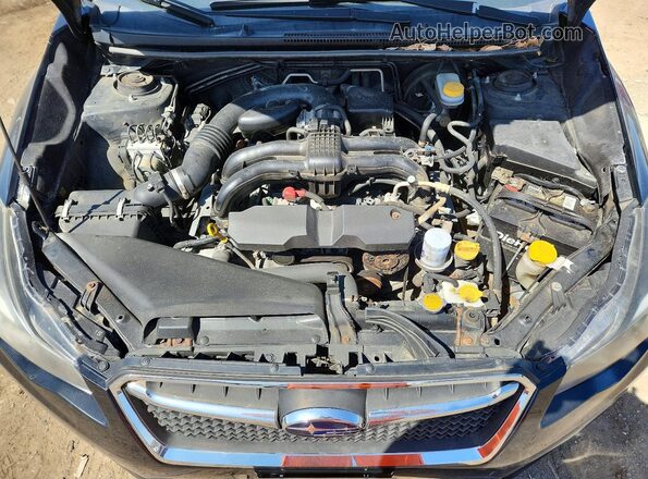 JF1GJAF67GH015450 2016 SUBARU IMPREZA Black Widok wnętrza z tyłu