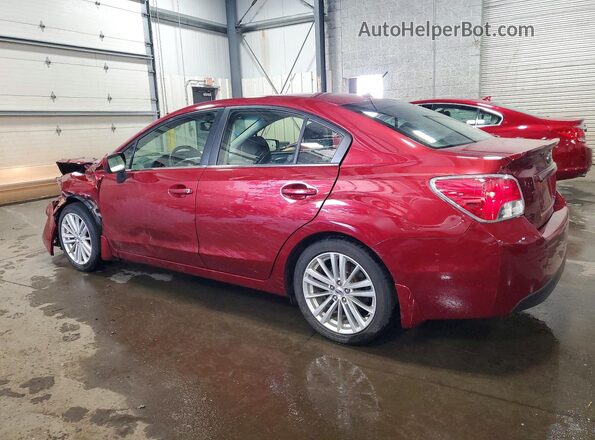 JF1GJAF69GH003929 2016 SUBARU IMPREZA Red Հետևի ձախ