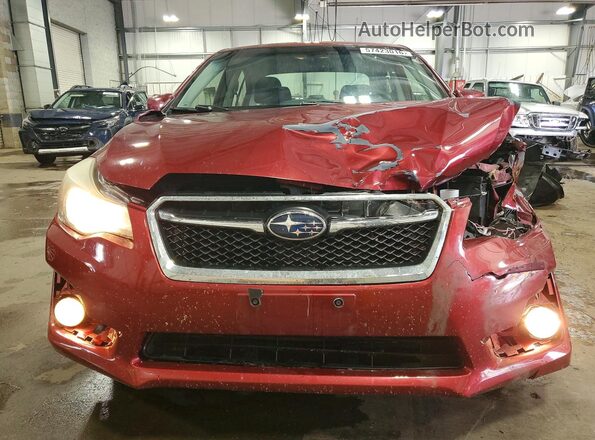 JF1GJAF69GH003929 2016 SUBARU IMPREZA Red Դիմացի տեսք