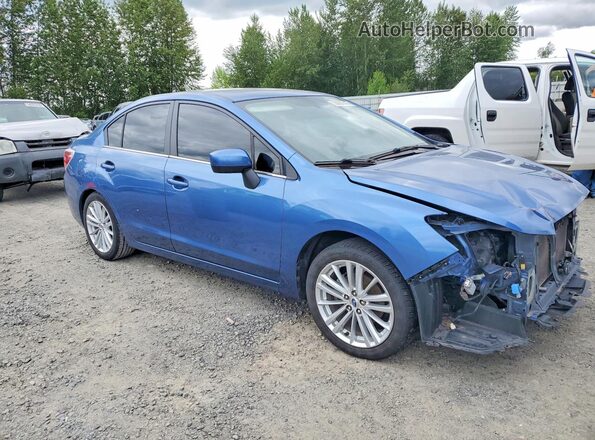 JF1GJAF69GH014011 2016 SUBARU IMPREZA Blue Front right