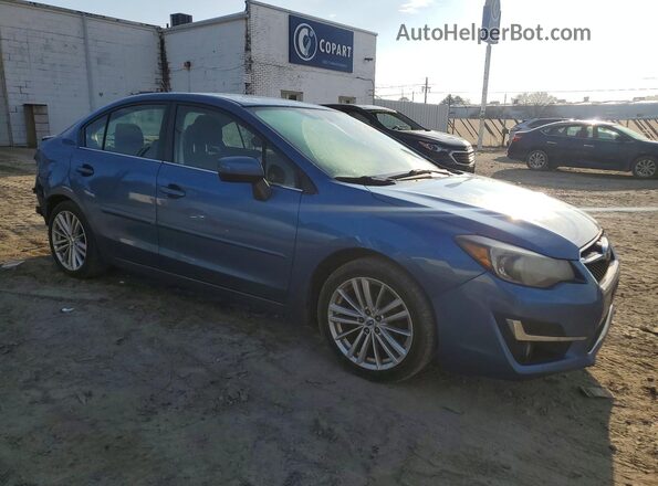 JF1GJAF6XGH005642 2016 SUBARU IMPREZA Blue Przód prawy