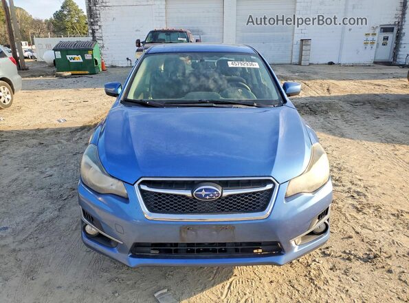 JF1GJAF6XGH005642 2016 SUBARU IMPREZA Blue Widok z przodu