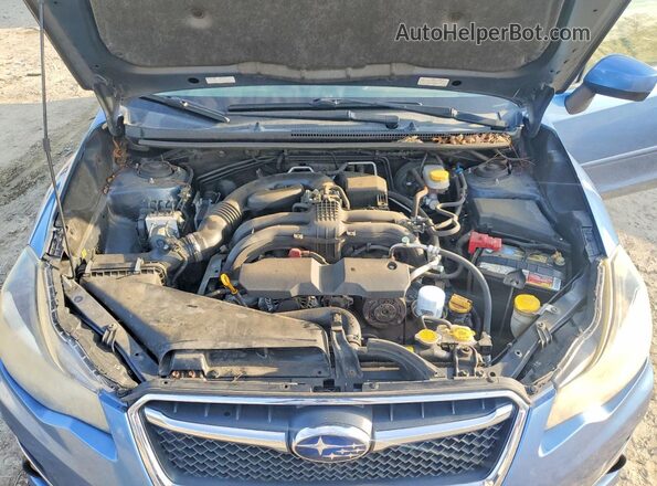 JF1GJAF6XGH005642 2016 SUBARU IMPREZA Blue Widok wnętrza z tyłu