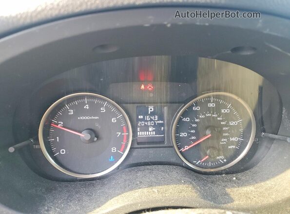 JF1GJAF6XGH005642 2016 SUBARU IMPREZA Blue Widok zestawu wskaźników