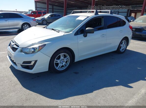 JF1GPAA65G8261094 2016 SUBARU IMPREZA White Vista tres cuartos delantera izquierda