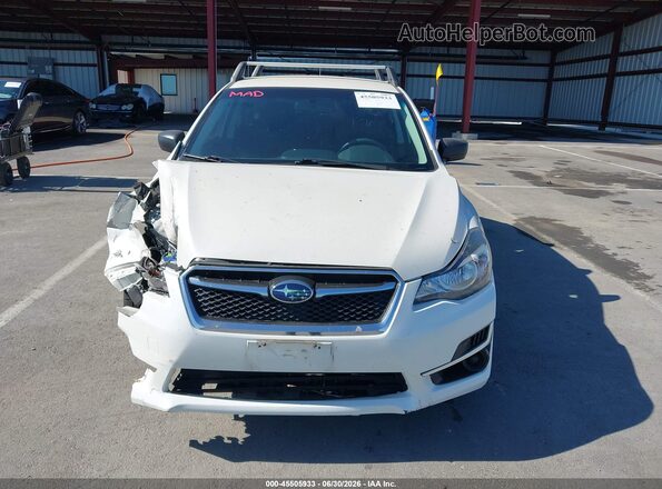JF1GPAA65G8261094 2016 SUBARU IMPREZA White Vista del cuadro de instrumentos