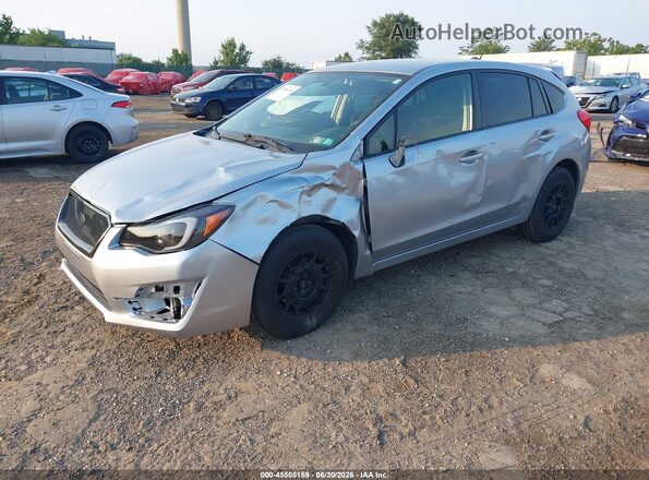 JF1GPAA65G9327976 2016 SUBARU IMPREZA Серебряный Передняя левая четверть