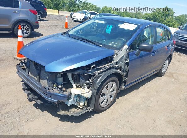 JF1GPAA66G8331234 2016 SUBARU IMPREZA Blue Przód lewy