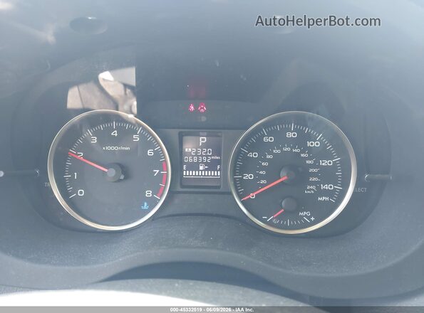 JF1GPAA66G8331234 2016 SUBARU IMPREZA Blue Widok tylnych siedzeń