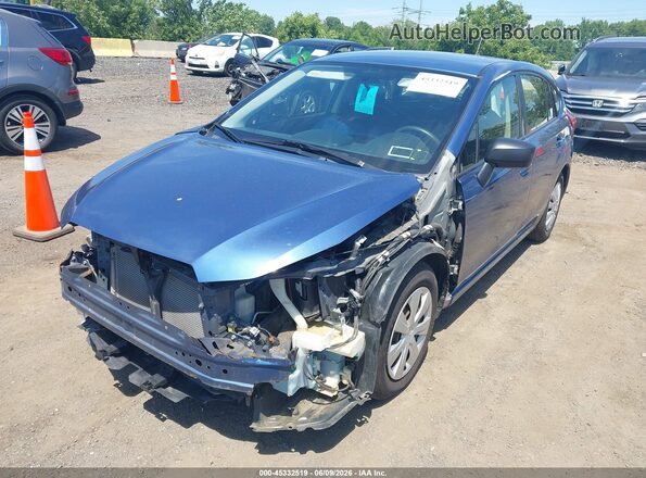 JF1GPAA66G8331234 2016 SUBARU IMPREZA Blue Widok z przodu