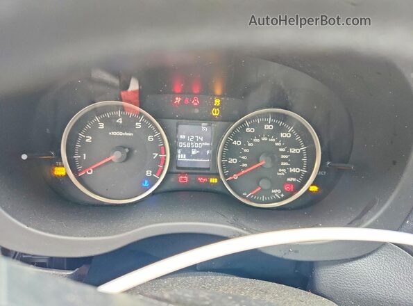 JF1GPAA6XG9303379 2016 SUBARU IMPREZA Silver Вид щитка приладів