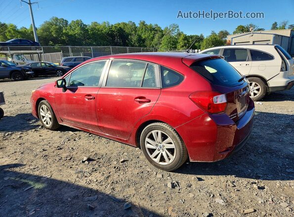 JF1GPAB62G8250097 2016 SUBARU IMPREZA Burgundy Задня ліва чверть