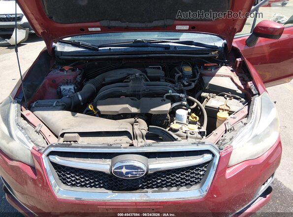 JF1GPAB64G8236654 2016 SUBARU IMPREZA Red Vista trasera