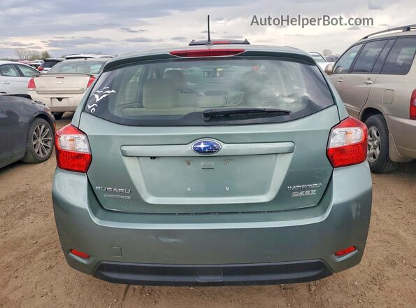 JF1GPAB65GH350128 2016 SUBARU IMPREZA Green Widok z tyłu