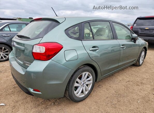 JF1GPAB65GH350128 2016 SUBARU IMPREZA Green Tył prawy