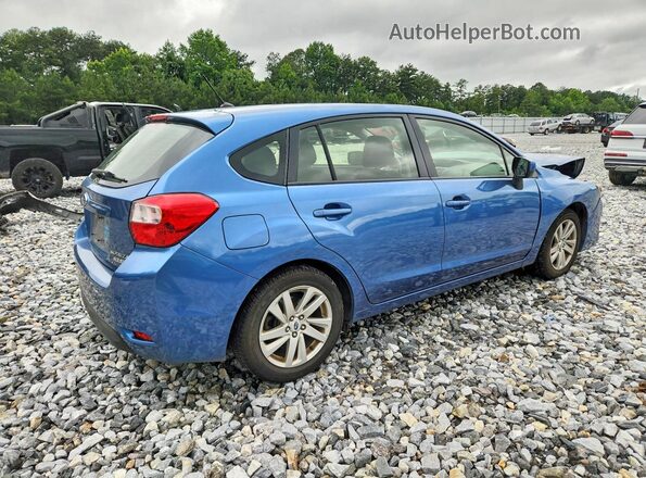 JF1GPAB6XGH259307 2016 SUBARU IMPREZA Синий Задняя правая четверть