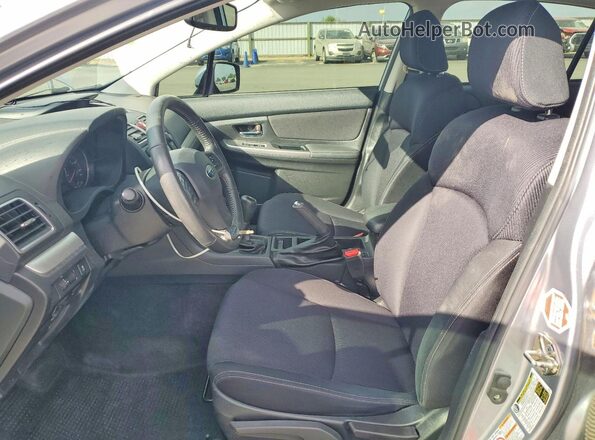 JF1GPAP61G9337976 2016 SUBARU IMPREZA Silver Widok wnętrza z przodu