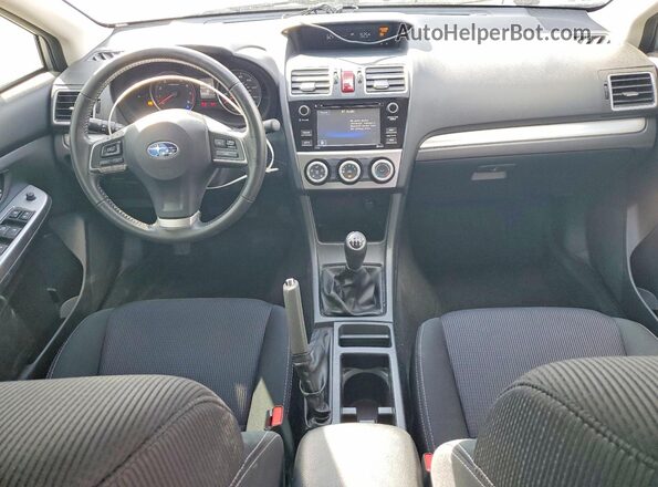 JF1GPAP61G9337976 2016 SUBARU IMPREZA Silver Widok deski rozdzielczej