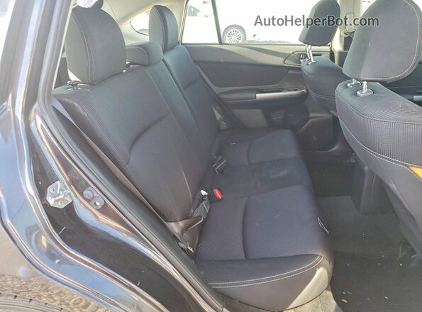 JF1GPAP63G8284039 2016 SUBARU IMPREZA Black Rear seats view