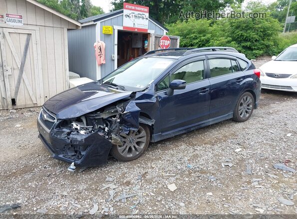 JF1GPAP63GH285921 2016 SUBARU IMPREZA Blue Առջևի ձախ երեք քառորդ տեսարան