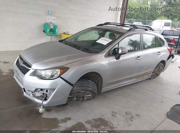 JF1GPAP65G8350087 2016 SUBARU IMPREZA Silver Vista tres cuartos delantera izquierda
