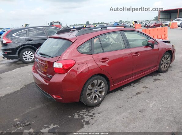 JF1GPAP67G8310738 2016 SUBARU IMPREZA Red Հետևի աջ