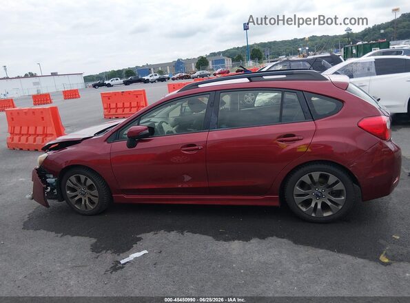 JF1GPAP67G8310738 2016 SUBARU IMPREZA Red Սալոնի 360 աստիճան տեսք
