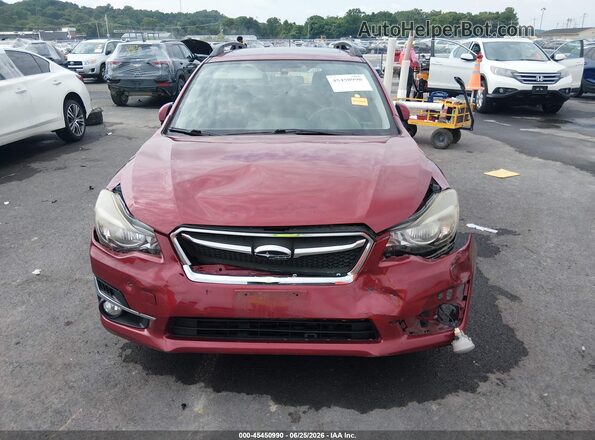 JF1GPAP67G8310738 2016 SUBARU IMPREZA Red Սարքավորումների վահանակի տեսք