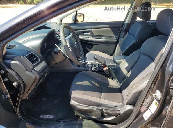 JF1GPAP67G9220399 2016 SUBARU IMPREZA Charcoal Սալոնի դիմացի տեսք
