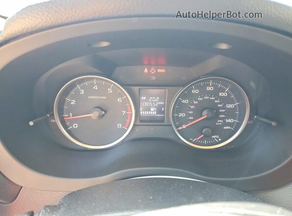 JF1GPAP67G9220399 2016 SUBARU IMPREZA Charcoal Սարքավորումների վահանակի տեսք