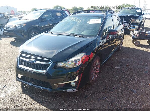 JF1GPAP68G8320050 2016 SUBARU IMPREZA Black Vista tres cuartos delantera izquierda